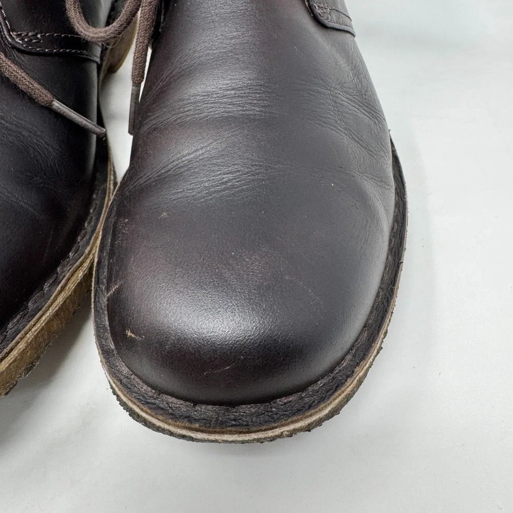 UGG Australia Leighton Chukka Desert Leather‎ Boots Black 3275 Men's Size 8.5